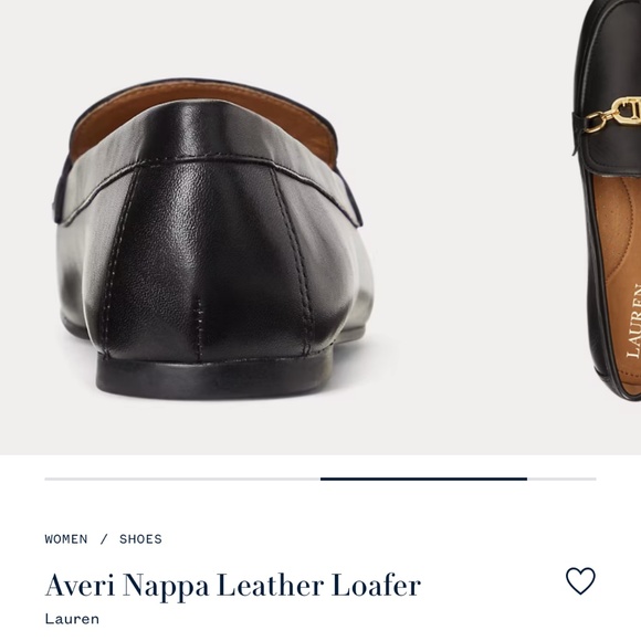 9.5 Ralph Lauren Averi Nappa loafer - Picture 4 of 4